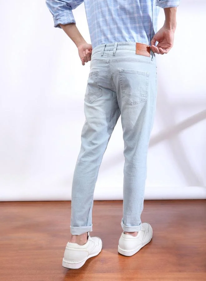 The Indian Garage Co The Indian Garage Co Men Low Rise Slim Fit Jeans
