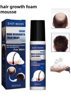 East Moon Man Hair Growth Spray ，Dense Growth Hair，Chest Hair ，Beard Hair Growth  Nutrient Solution，Alopecia Hair Growth Treatment for Sparse Hair ﻿,Minoxidil Promote Hair Follicle Growth Trigger New Hair Growth  - Image 2