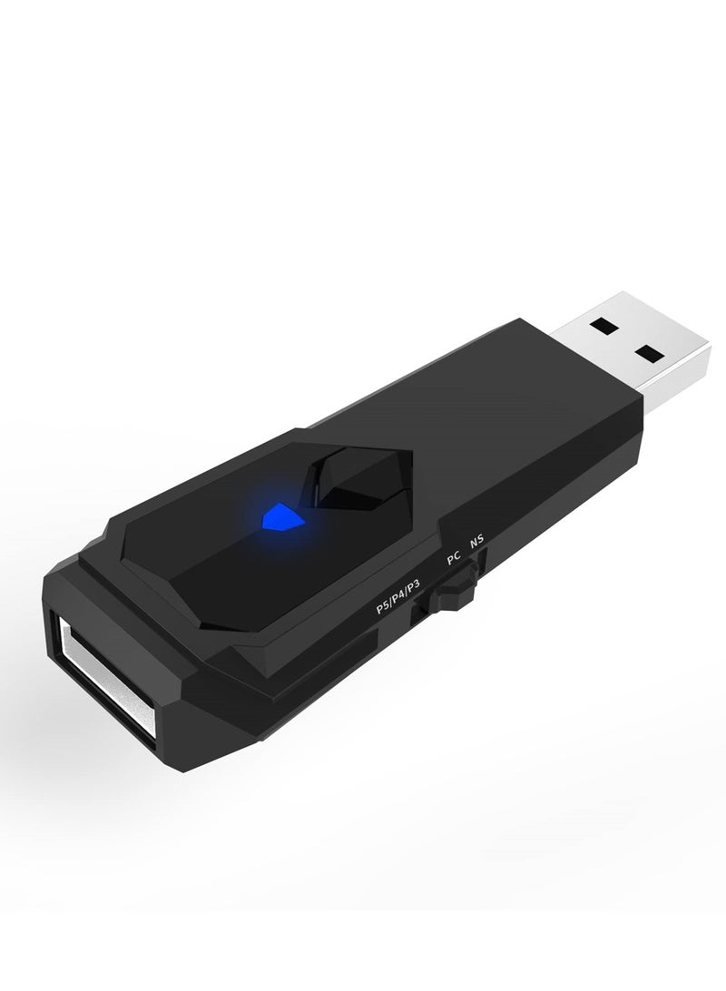 SYOSI Wireless Bluetooth Controller USB Adapter for Switch, Compatible with PS3、PS4、PS5、Xbox360、XboxOne and More - Image 2