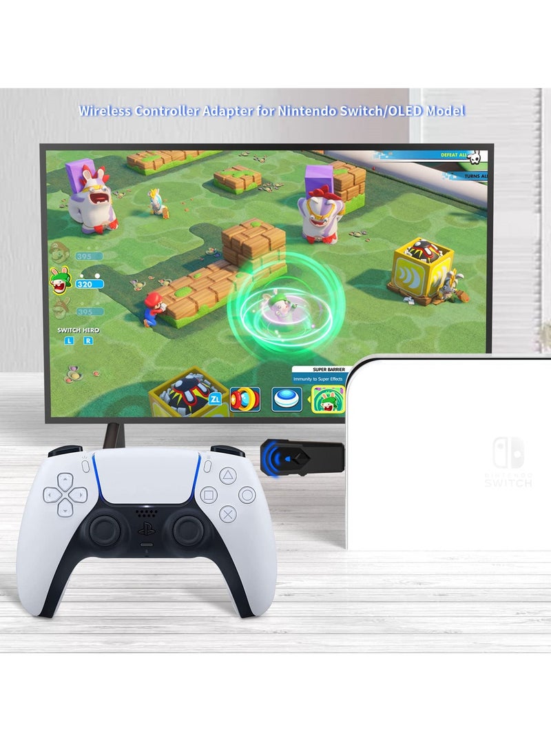 SYOSI Wireless Bluetooth Controller USB Adapter for Switch, Compatible with PS3、PS4、PS5、Xbox360、XboxOne and More - Image 4