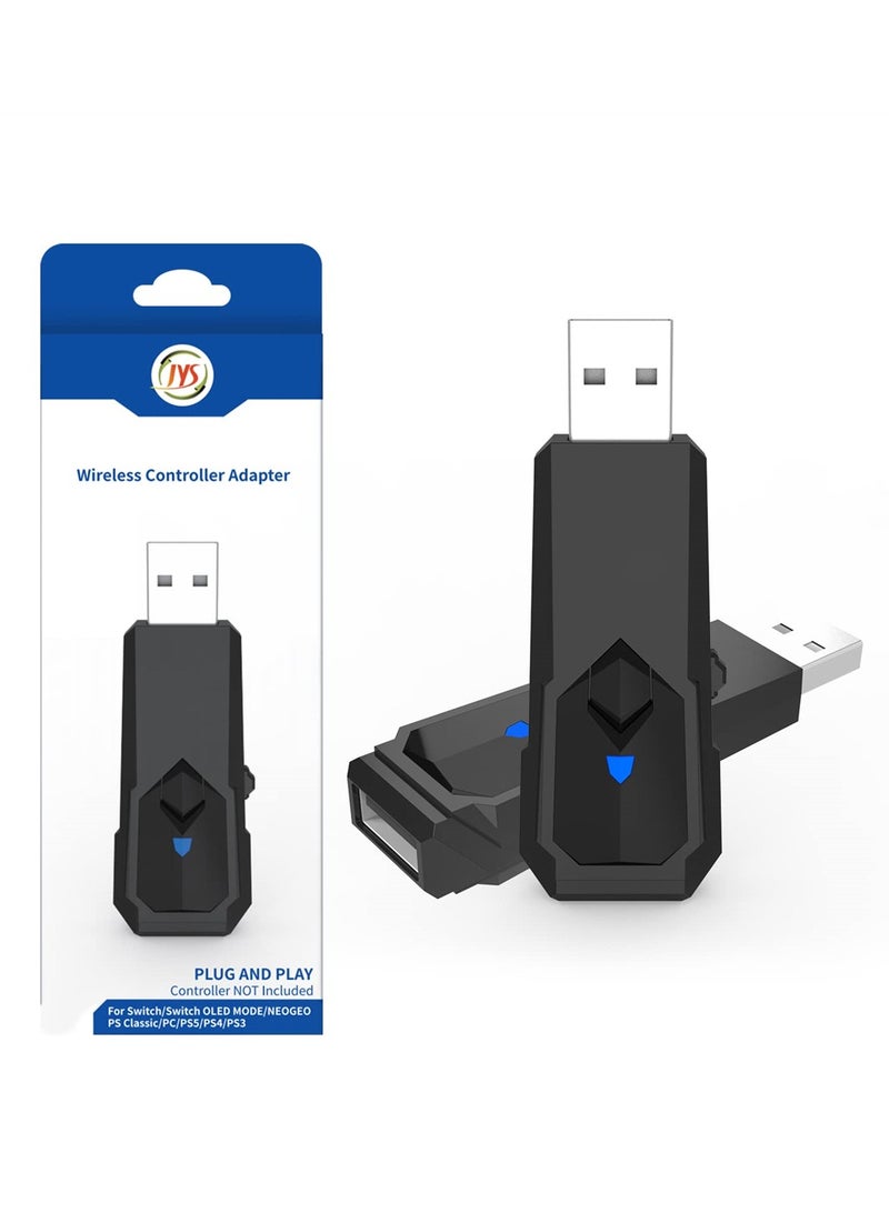 SYOSI Wireless Bluetooth Controller USB Adapter for Switch, Compatible with PS3、PS4、PS5、Xbox360、XboxOne and More - Image 1