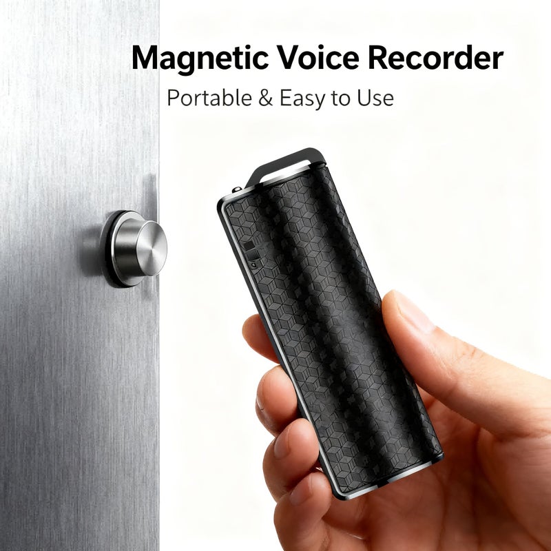New Long Lasting High Definition Noise Canceling 8G Voice Recorder Magnetic Business Voice Recorder - Image 5