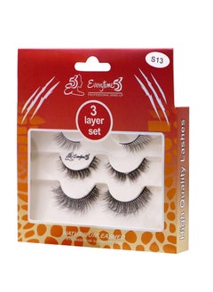 Everytime53 Everytime53 Women's 3 Layer Set Eye Lashes - S13  - Image 2