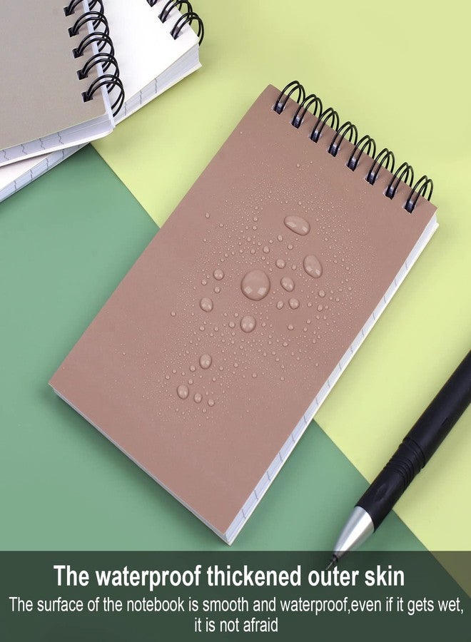 Utron 6Pcs Spiral Notebook, Double Loop Pocket Notebook, Office Style Mini Notebooks, Pocket Small Notepad, Small Notebooks 3x5, Small Spiral Notebook for Home School Office Travel Accessories - Image 4