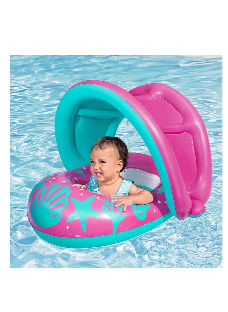 بست واي عوامة أطفال مطاطية مع مقعد ومظلة واقية من الشمس - Image 1