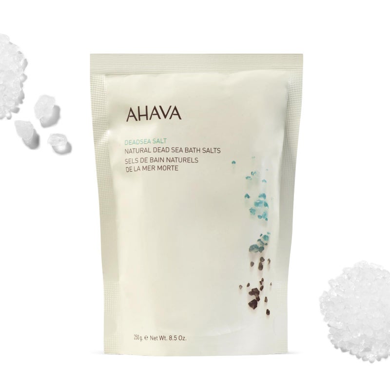 AHAVA Dead Sea Mineral Bath Salt- Intense Relaxation for Body & Mind, Elevates Moisture, Softens & Eases Sore Muscles, Enriched by Exclusive Dead Sea Salt & Osmoter, 8.5 Oz. - Image 1