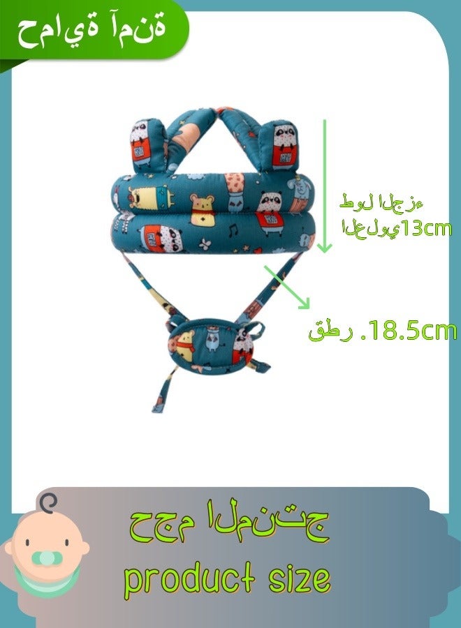 Baby Children Infant Toddler Adjustable Safety Helmet ，Headguard Protective Harnesses Cap,Protecting the chin and ears， Providing Safer Environment When Learning to Crawl Walk Playing - Image 2
