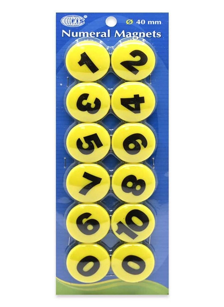 FIS FIS Numerical Magnets English Language Each set Includes 12 Pieces each and Pack Includes 3 Sets (20mm set, 30 mm set,  40 mm set) -FSMIN203040/3  - Image 4