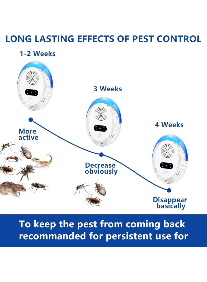 general Ultrasonic Pest Repeller, Powerful Mouse Repellent plug in Pest Control - Ideal for Mice, Rats, Mosquitoes, Cockroach, Moths, Ants - Image 3