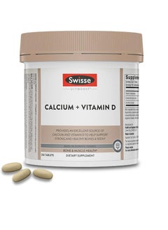 Swisse Calcium with Vitamin D Bone Strength Support 250 Tablets 