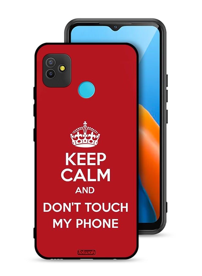 Tolwak Tecno Pop 5 Protective Case Cover Keep Calm And Dont Touch My Phone - Image 1