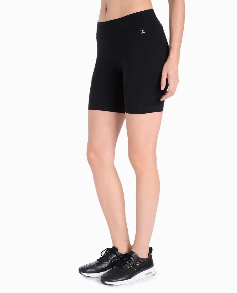 Danskin Women's Essentials Seven Inch Bike Short, Black, 3X - Image 4
