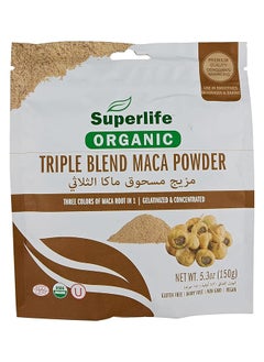 Organic Triple Blend Maca Powder Three Colors Of Maca Root In 1 Ideal For Smoothies 150G