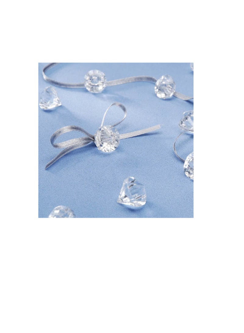 ألماس أكريليك شفاف متعدد الأوجه مع فتحة سحر 135 قطعة - Image 1