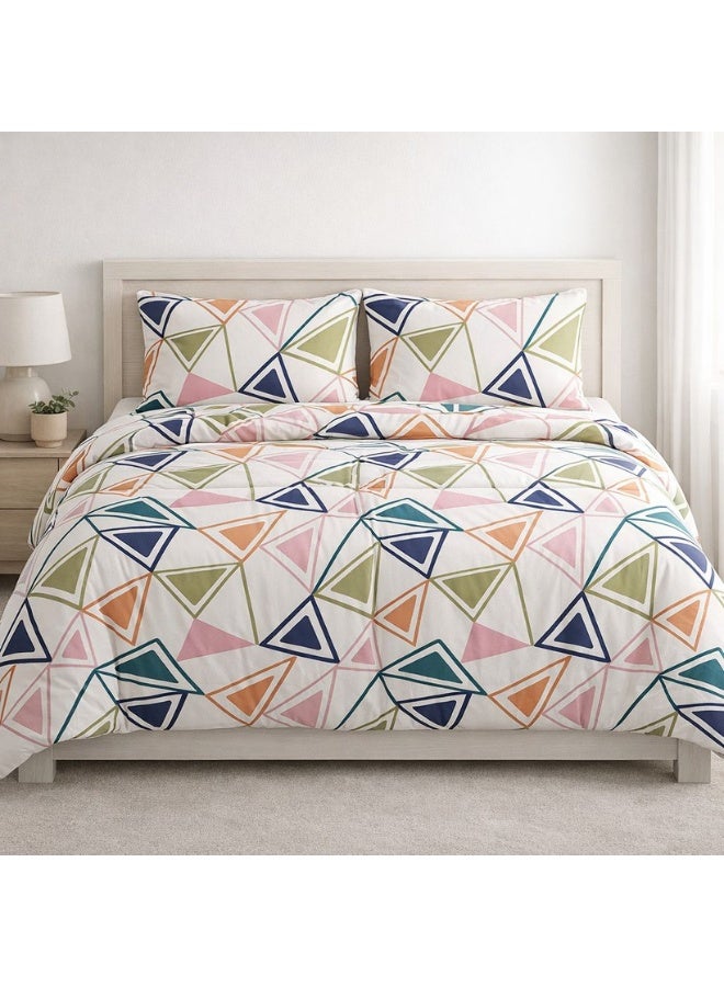 سنوز كيس لحاف بسوستة، 220*235 سم، تصميم  تريجو - Image 1