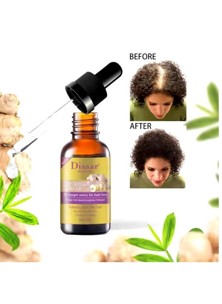 Disaar Two Pieces of Hair Growth Essential Ginger Oil Anti Hair Loss 2X30 GM - Image 3
