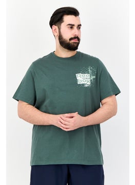 Reebok Men Sportswear Fit Short Sleeve Outdoor T-shirt, Green  - Image 1