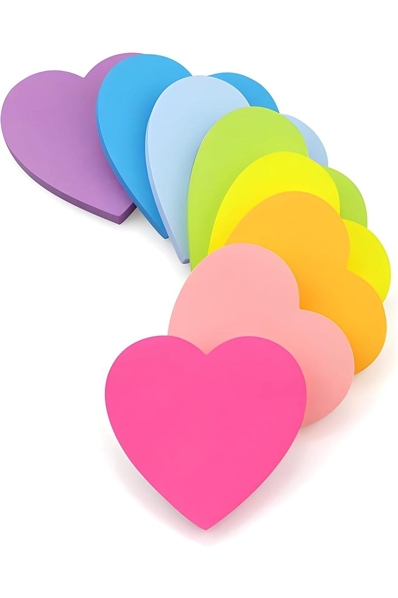 Deli EA03202 Multi-Shape Sticky Notes 76x76 mm, 20 Sheets, Multicolour - Image 3