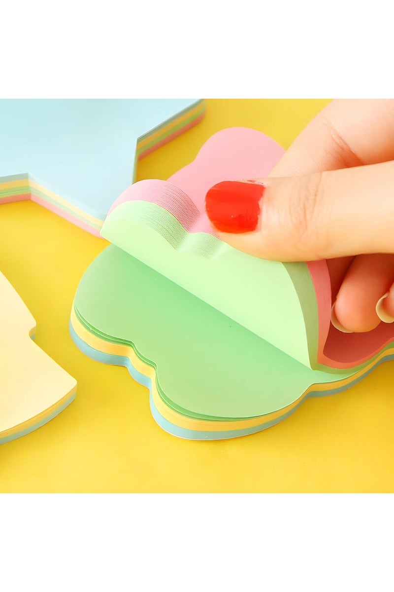 Deli EA03202 Multi-Shape Sticky Notes 76x76 mm, 20 Sheets, Multicolour - Image 4