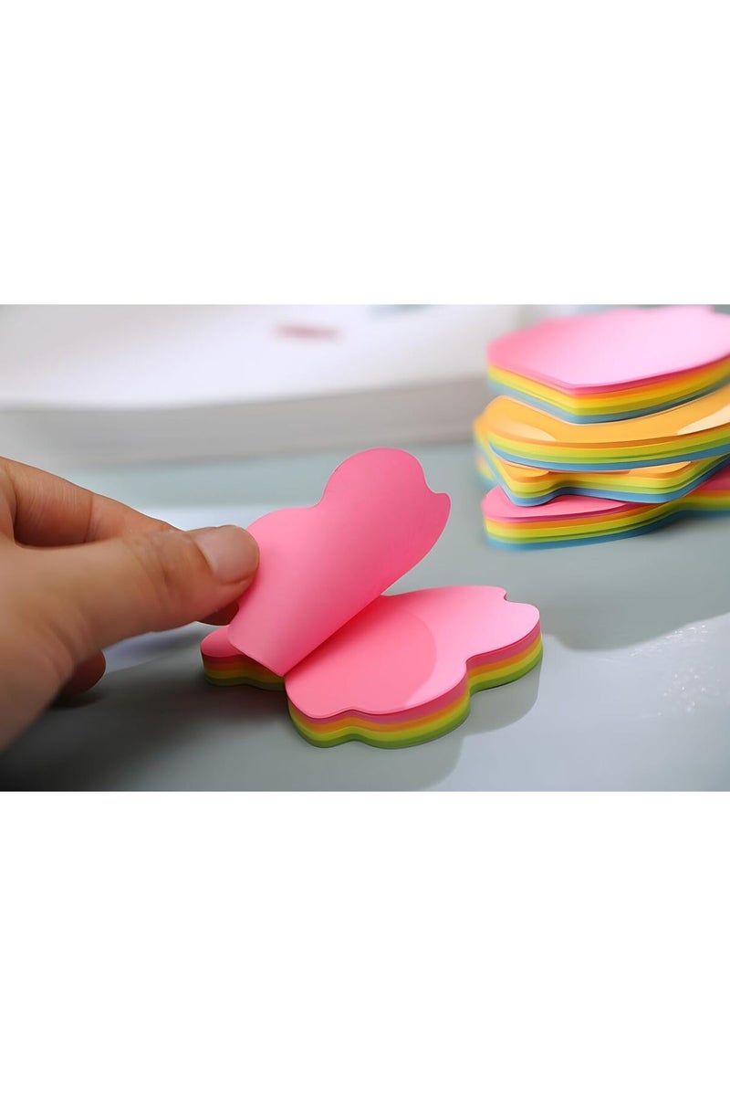 Deli EA03202 Multi-Shape Sticky Notes 76x76 mm, 20 Sheets, Multicolour - Image 2