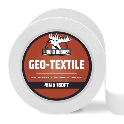 Liquid Rubber Geo-Textile - Fix Leaks - Repair and Restore - Easy to Use, 4 Inch x 160 Foot Roll - Image 1