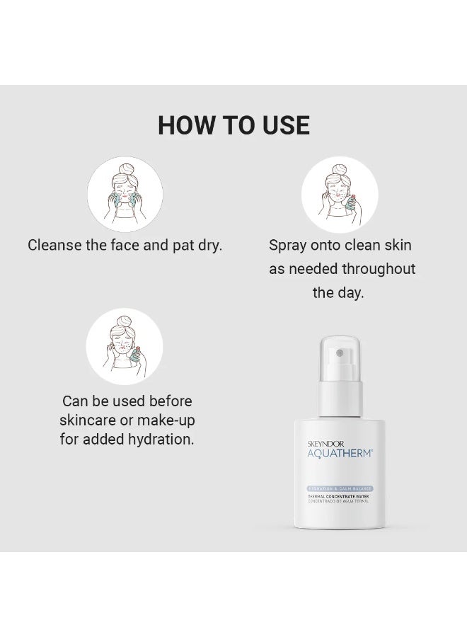 Skeyndor Skeyndor Aquatherm Thermal Concentrate Water 100ml - Image 4