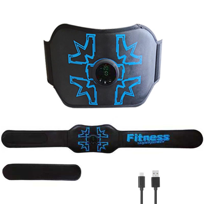 HOERCAAL ABS Stimulator Abdominal, MHD TENS EMS Muscle Stimulator for Muscle Conditioning, Ideal for Core Strength and Abs/Arms/Legs Fitness Training at Home or Gym - Image 1