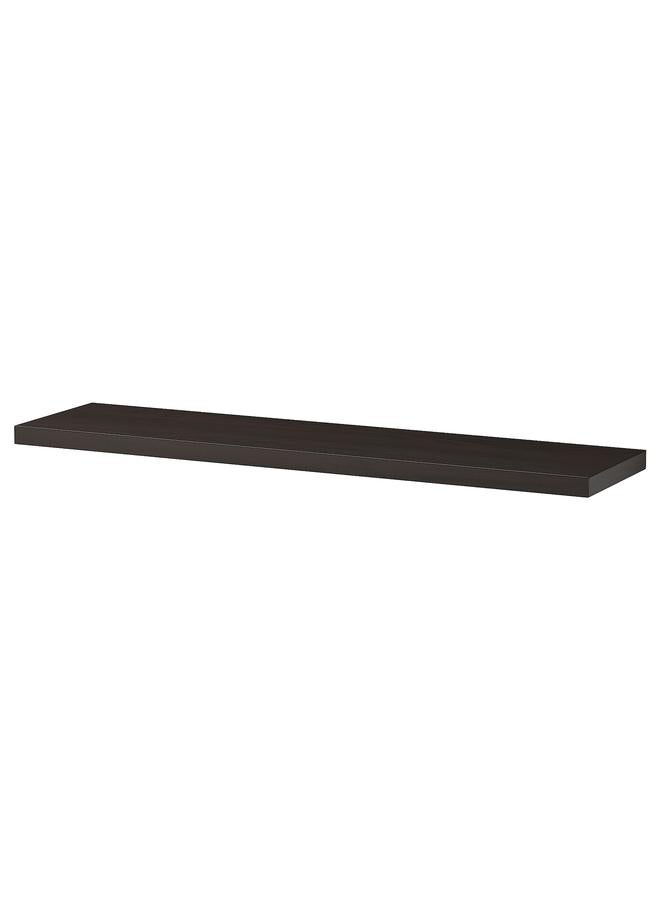 Green Tiger Shelf, brown-black, 80x20 cm - Image 1