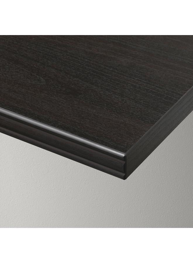 Green Tiger Shelf, brown-black, 80x20 cm - Image 2