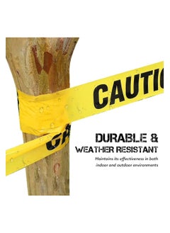 BERRY Set of 2 – 200m Caution Warning Tape – High Visibility Safety Barrier Tape for Construction, Emergency & Hazard Zones  - Image 5
