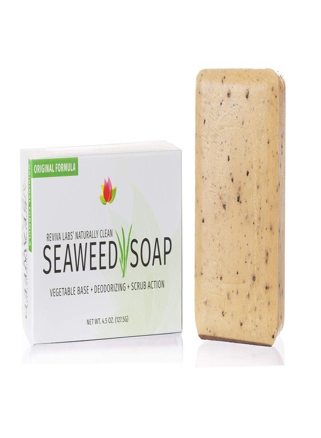 Reviva Labs Reviva Seaweed Soap - 2 Pack - Organic Seaweed Face Scrub and Exfoliating Body Scrub Soap Bar - 4.5 oz. Vegetable Base Natural Bar Soap and Seaweed Bath Detox Soap Made in the USA - Image 2