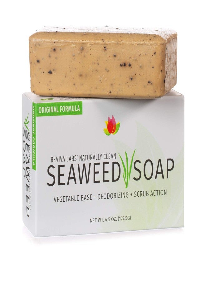 Reviva Labs Reviva Seaweed Soap - 2 Pack - Organic Seaweed Face Scrub and Exfoliating Body Scrub Soap Bar - 4.5 oz. Vegetable Base Natural Bar Soap and Seaweed Bath Detox Soap Made in the USA - Image 4