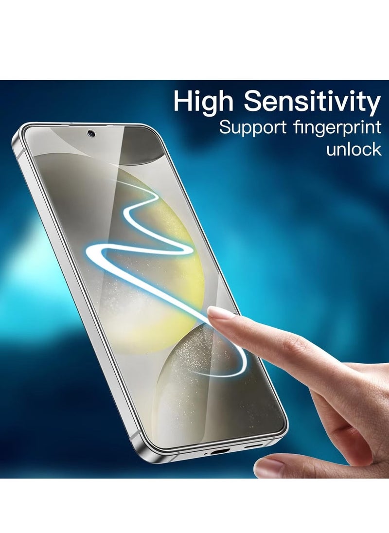 Raxoom Samsung Galaxy S24 Screen Protector HD Clear 3-Pack Anti-Scratch Ultra Resistant Tempered Glass for Samsung Galaxy S24 5G 6.2-Inch Maximum Clarity Scratch Protection, Easy Installation. - Image 3