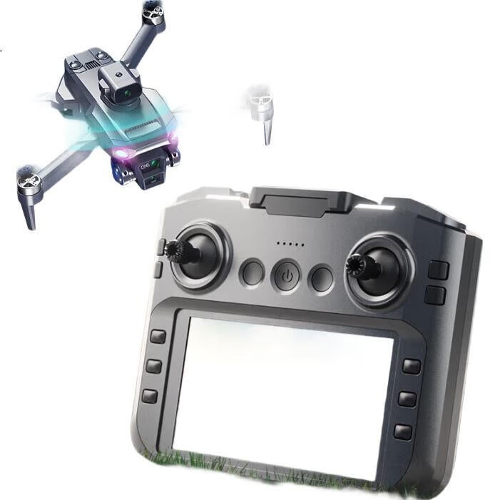 RC Quadcopter Drone with Screen Remote, Dual Camera, Optical Flow Hover, Obstacle Avoidance, 480p - Image 1
