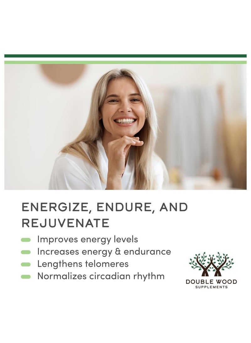 DoubleWood NAD+ Supplement 500mg 60 Capsules - Image 4