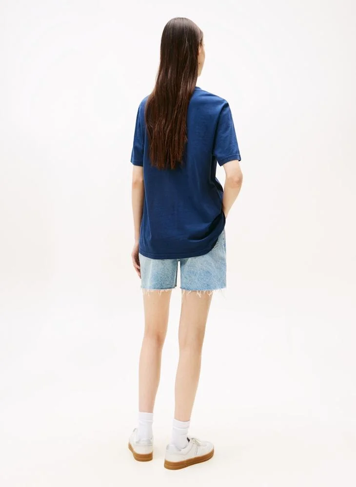 تومي جينز Graphic Crew Neck T-Shirt