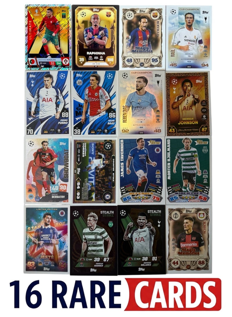 Topps Match Attax 25/26 - Bundle 36 Cards including Cristiano Ronaldo & Raul - Image 2