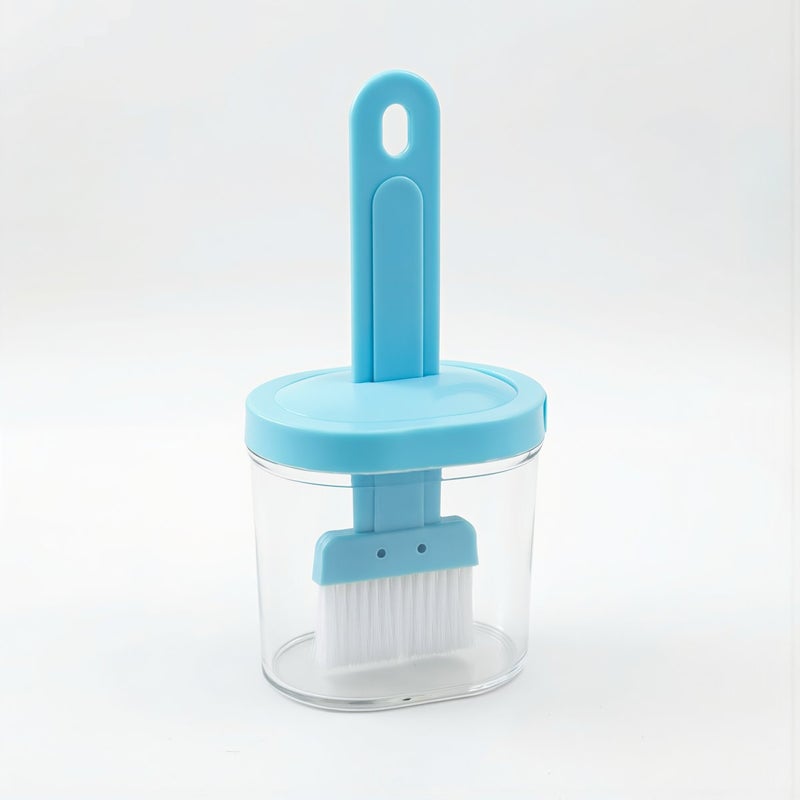 Upgraded No Drip Oil Brush Leak Proof With Oil Dispenser Reservoir Lid Green - Image 2
