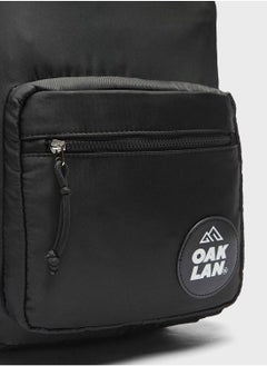Oaklan by Shoexpress Logo Printed Backpack  - Image 3