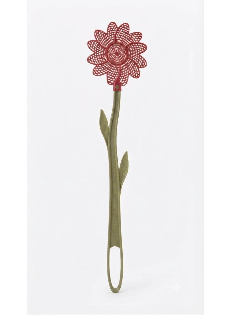 Stylish Sunflower Design Fly Swatter - Elegant and Practical Household Cleaning Tool - Image 1