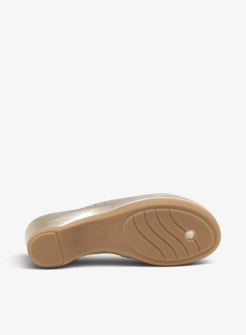 Bata Decorative Buckle Slide Sandals