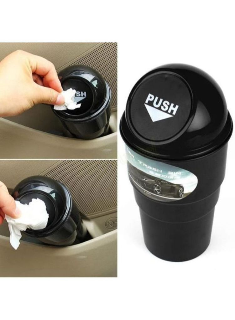 MOB Combo offer  Buy MOB  Multifunctional 360° Adjustable Car Cup Holder With Mobile Phone Holder, Black 1PC and Universal Car Trash Bin  Black - Image 5