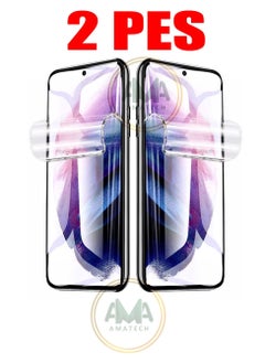 ماركة غير محددة لاصقتين حماية شاشة من الهايدروجيل الشفاف لهاتف اوبو Reno 11 Pro global  - Image 1