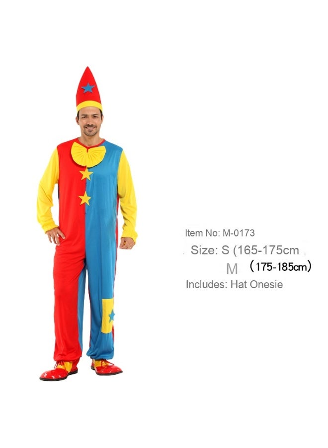 Loquat Adult Clown Costume - The Perfect Choice for a Carnival Party