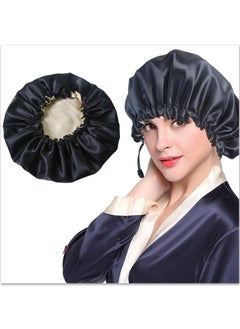 Healife Double Sided Hair Cover Bonnet Black  - Image 1
