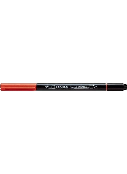 Lyra Aqua Brush Pen Duo Brush Tip Drawing Pen Light Red 