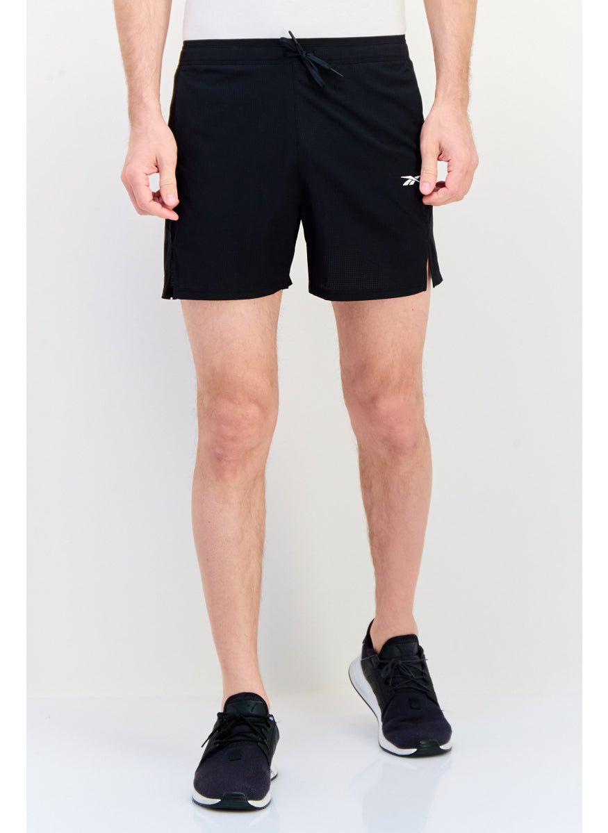 Reebok Men Sportswear Fit Brand Logo Running Shorts,Black  - Image 1