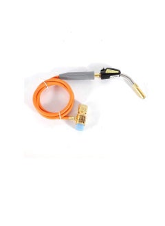 Hand Torch with 1.5m Hose, Torch Swirl, MAP-Pro/LPG, Self Lighting, Gas Self Ignition Hosed Turbo Torch Regulator Brazing Soldering & Welding, Plumbing Gun.