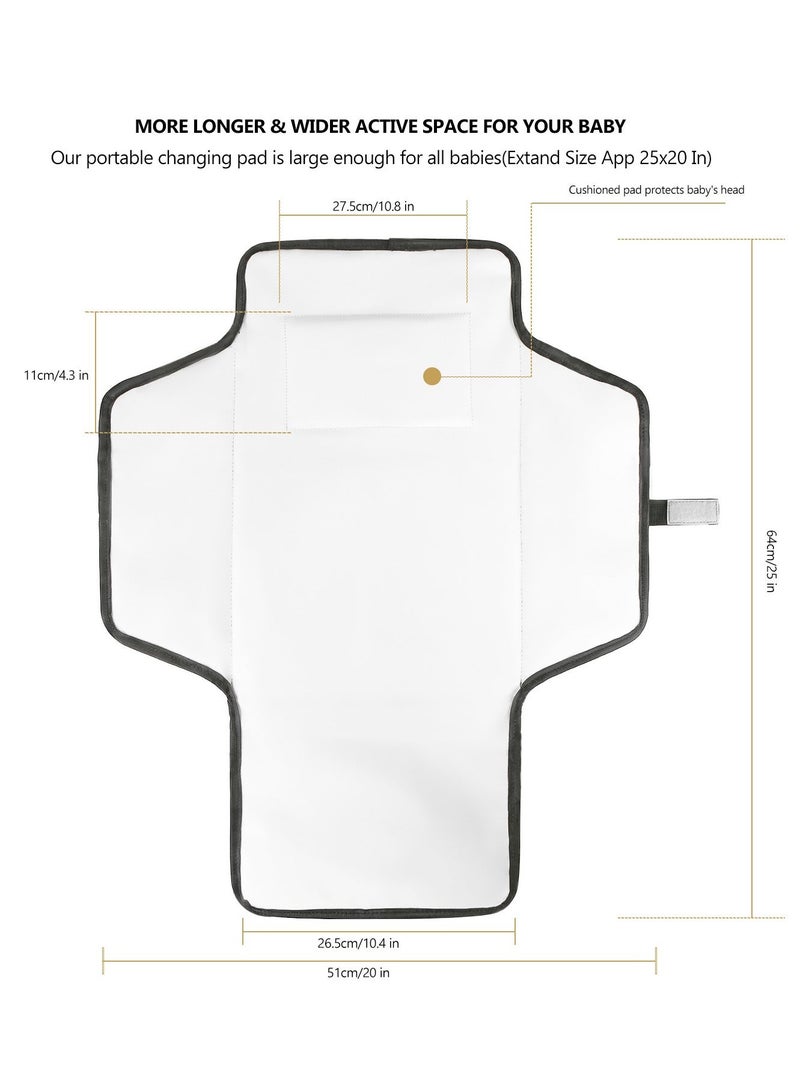 RedMapleTEK Foldable Diaper Bag for Going Out, Portable Baby Changing Pad - Image 4