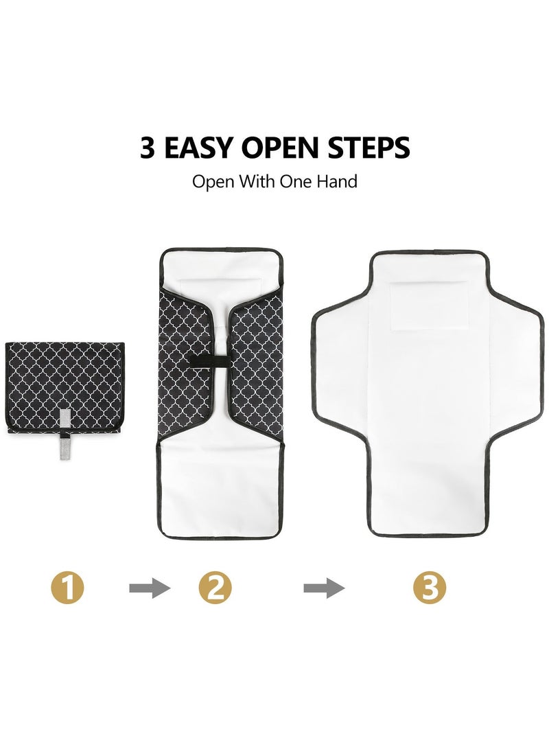 RedMapleTEK Foldable Diaper Bag for Going Out, Portable Baby Changing Pad - Image 3